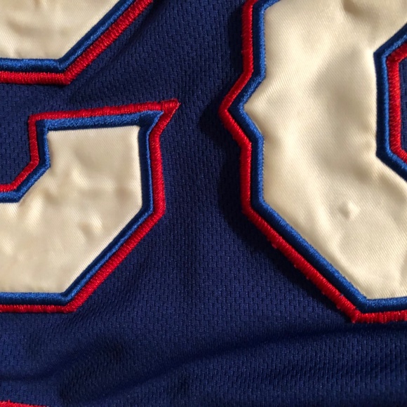 Vintage  MLB Texas Rangers Authentic Majestic Jersey sz 44 - Picture 6 of 13